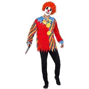 Smiffys 47595 - Kit de payaso espeluznante unisex para adultos, multicolor, talla única