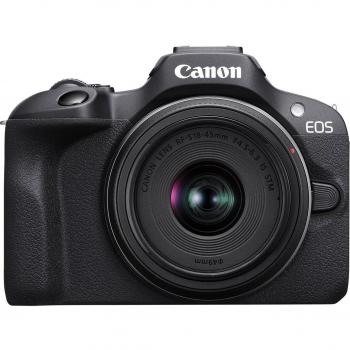 Canon EOS R100 Mirrorless Camera Kit with RF-S 18-45mm f/4.5-6.3 IS STM and RF-S 55-210mm f/5-7.1 IS STM - Black