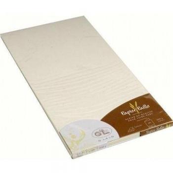 G. Lalo - Cartulina 20 tarjetas dobles 160 x 160 mm paja 200 G, color Marfil 32,10 x 16 x 0,80