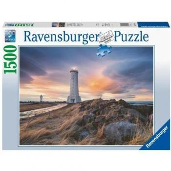 Rompecabezas Ravensburger - Faro de Akranes, Islandia 1500 Piezas