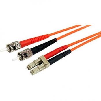 StarTech.com Cable Patch de Fibra Duplex Multimodo 62,5/125 1m LC - ST - Cable de Fibra óptica
