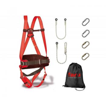 Conjunto trabajo en alturas Faru arnes p50f + cuerda c170 + 2 BASICO6