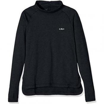 CMP Sudadera de deporte de mujer, Otoño-invierno, mujer, color Nero Mel., tamaño extra-small