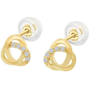 Pendientes Time Road HIN00090 Oro Mujer