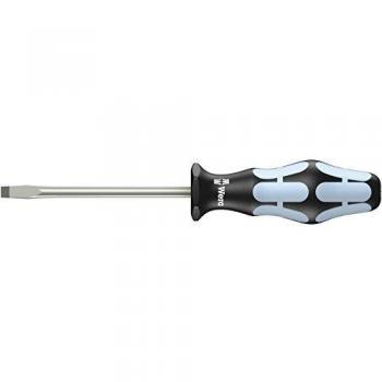 Wera Kraftform Stainless Steel Flared Slotted Tip Screwdriver 6.5mm 150mm