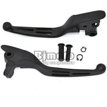 BJ Global 1 Par superior calidad motocicleta cráneo freno Palanca de embrague para Harley - Davidson Touring 2008 - 2013 Trike, 2014 2015 FLHR FLHRC