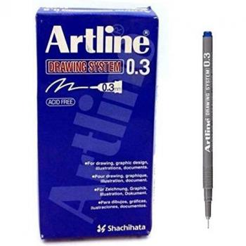 Rotulador Técnico Artline 0.3mm Negro - Pack de 12