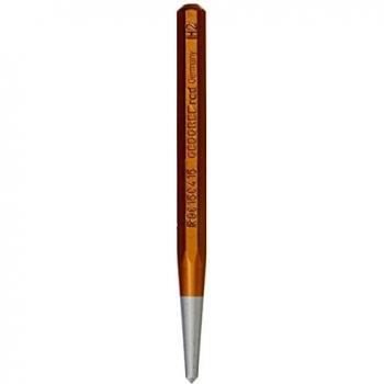 Punzón y botador GEDORE R90150415, acero al carbono, acabado en óxido negro, longitud de 150 mm, diámetro de la punta de 4 mm