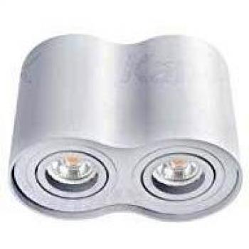 Lámpara de Techo Orientable Doble GU10 Kanlux BORD DLP-250-W Blanca