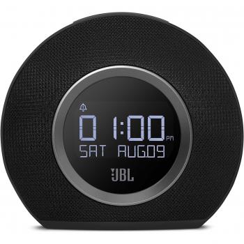 JBL Horizon - Radio despertador de doble alarma inalámbrico compatible con smartphones y tablets iOS/Android y dispositivos MP3