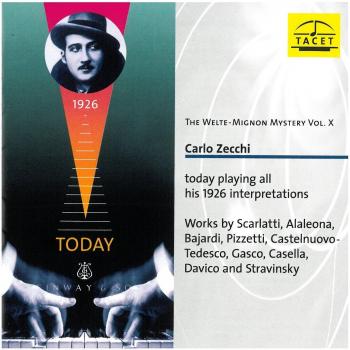 Welte-Mignon Mystery Volume 10 by Carlo Zecchi - Piano Roll Edition