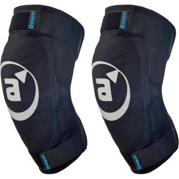 Rodilleras Amplifi Salvo Joint Unisex XL Negras para Ciclismo y Snowboard