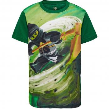 LEGO Wear Niños Boy Ninjago Cm-50257 - T-Shirt Camiseta Not Applicable, Verde