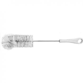 Fackelmann Cepillo de Limpieza para Botellas, 33cm, Material Polietileno, Color Blanco
