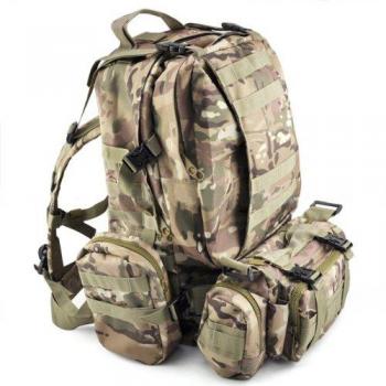 Gleader 50L Mochila Militar Tactica para Senderismo Campamento al Aire Libre - Camuflaje CP