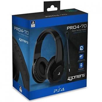 4 Gamers - PRO4-70 Negro Auricular Gaming, Licenciado