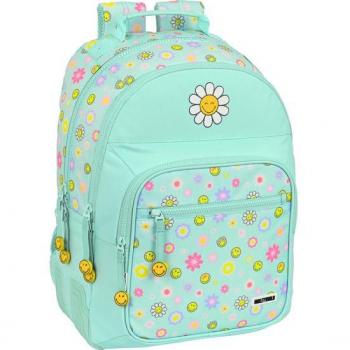 SAFTA | SMILEY WORLD SUMMER FUN Mochila Doble Adaptable para Carro