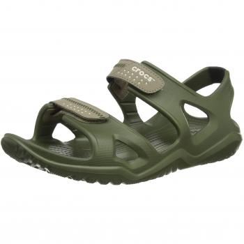 Crocs Swiftwater River Sandal M, Sandalias para Hombre, Verde