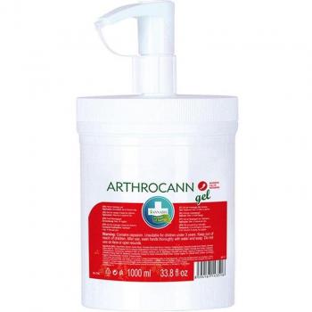 Gel de Masaje Arthrocann con Efecto Calor y Aceite de Cáñamo, 1000ml