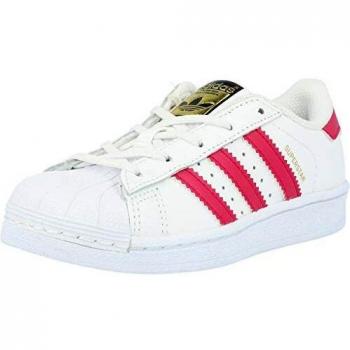 Zapatillas deportivas adidas para niña BA8382 blancas