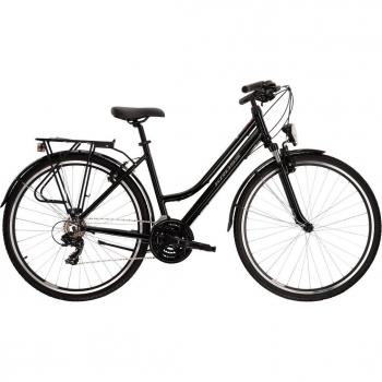 Kross - Bicicleta trekking Trans 1.0 D Kross, tipo: bicicleta trekking, características: cuadro de aluminio ligero, suspensión delantera, frenos de disco mecánicos, ruedas de 28 pulgadas, transmisión Shimano de