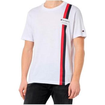 Camiseta CHAMPION Crewneck T-Shirt para Hombre, Color Blanco, Modelo 219736-WW001