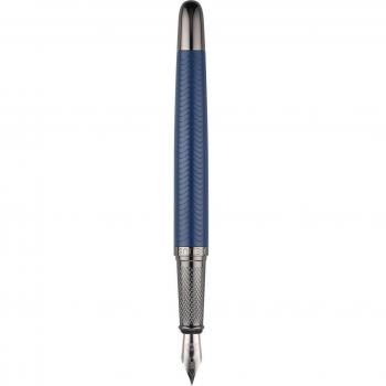 Pluma Belius Neptuno Azul con textura wavy y caja de diseño