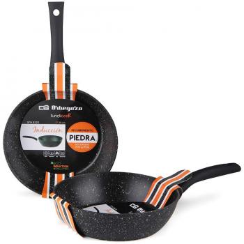 Sartén Orbegozo SFH 8524 de Aluminio Forjado con Revestimiento Antiadherente de Piedra, Diámetro 24cm