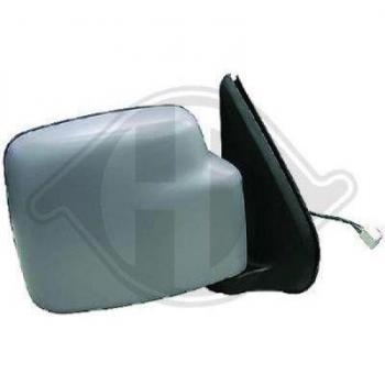 Espejo retrovisor DIEDERICHS 6425825, tipo de producto: espejo retrovisor, características: diseñado para vehículos, con ajuste manual, acabado en plástico negro, incluye soporte de montaje y cumple con estándares de calidad europeos