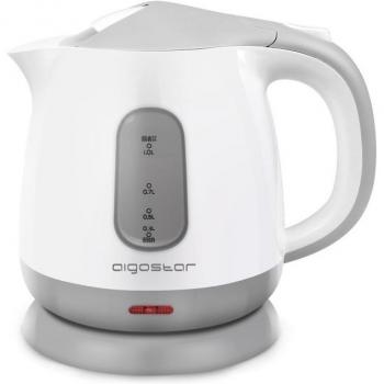Aigostar Juliet Hervidor de Agua 1L 1100W Blanco