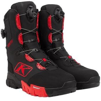 Klim Adrenaline Pro S GTX BOA Botas para motos de nieve - Negro Rojo (46)