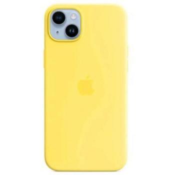 Funda de silicona con MagSafe para iPhone 14 Plus - Amarillo canario