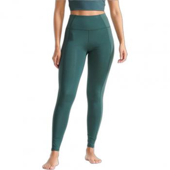 Malla larga Superdry Flex Rib verde mujer - 10, mallas Flex Rib para mujer, color verde