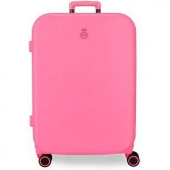 Maleta mediana Enso Annie rígida 70 cm fucsia