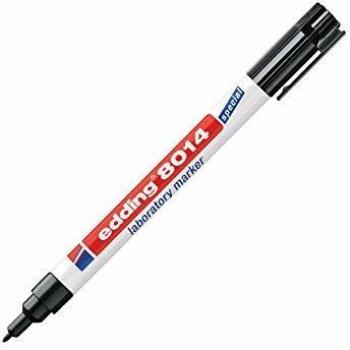 Rotulador permanente Edding 8014 Negro, 1 mm, 10 unidades