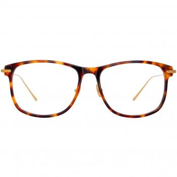 Linda Farrow FINIAL LF72A Asian Fit C2 Men's Eyeglasses Tortoiseshell Size 52 - Blue Light Block Available