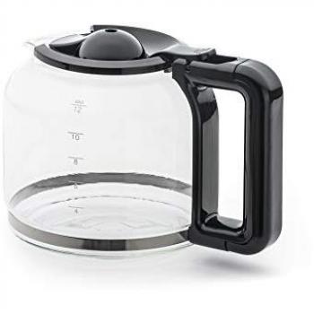 Senya - Cafetera programable con carafe de vidrio para 12 tazas y capacidad de calentamiento de 900 W