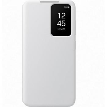 Funda Samsung Smart Clear View Wallet Blanca para Galaxy S24
