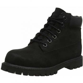 Timberland Premium 6 Inch Lace-up Boot for Toddler in Black, Size: 3.5, Unisex