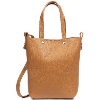 Bolso bandolera de piel auténtica Dollaro