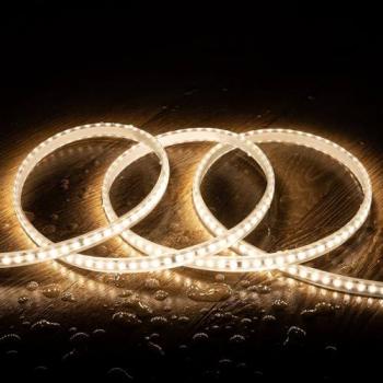 Bobina de Tira LED Regulable 220V SMD2835 60LED/m 500 lm/m Ancho 12mm 50m IP65 Blanco Neutro