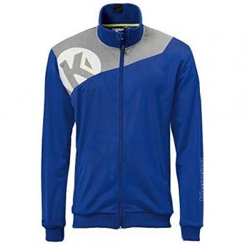 Kempa Core 2.0 Poly Chaqueta, Hombre, Azul Royal/Gris Oscuro, S