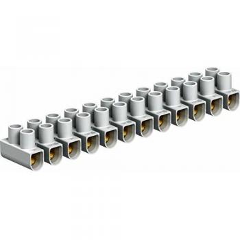 Regleta de Conexión OBO Bettermann 72 CE WS, 4mm², 12 Polos, Color Blanco (Paquete de 10)