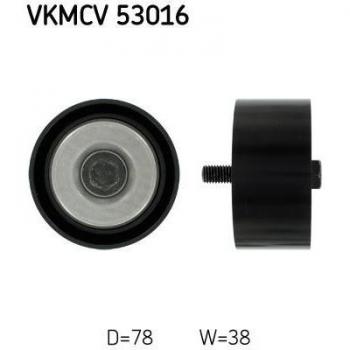 Polea tensora/guía para correa v-ribbed SKF VKMCV 53016