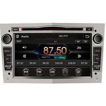 AWESAFE Radio Coche 7 Pulgadas con Pantalla Táctil 2 DIN para Opel, Autoradio con Bluetooth/GPS/FM/RDS/CD DVD/USB/SD, Apoyo Mandos Volante, Mirrorlink y Aparcamiento