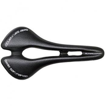 San Marco Aspide Dynamic Supercomp.wide Neg, Sillín Unisex Adulto, Negro, Única