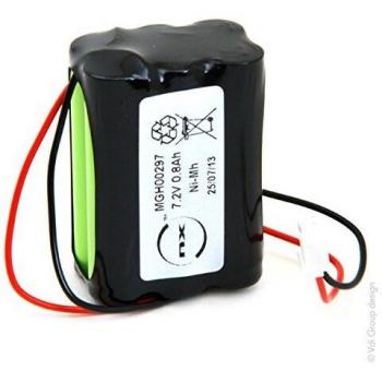 Batería NiMH 6x AAA 7.2V 800mAh Molex