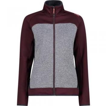 CMP Women's Fleece Jacket - Dark Pink - Size 46