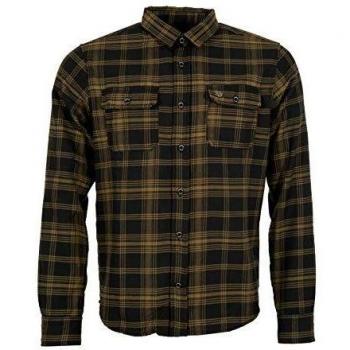Ternua ® Ronae Camisa, Hombre, Negro/Khaki
