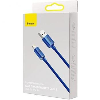 Cable Baseus USB a Lightning 2.4A 2M - Azul